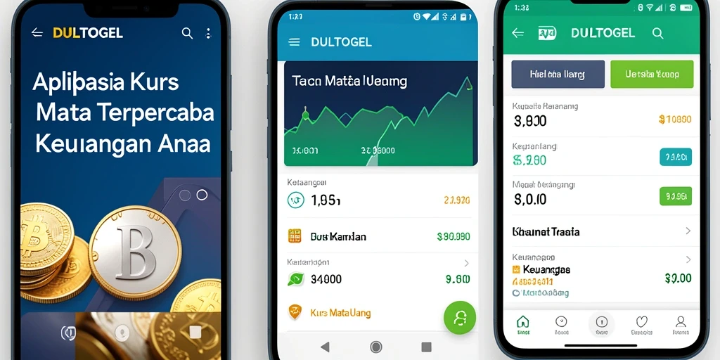 Tampilan antarmuka DULTOGEL yang user-friendly untuk Kurs Mata Uang.
