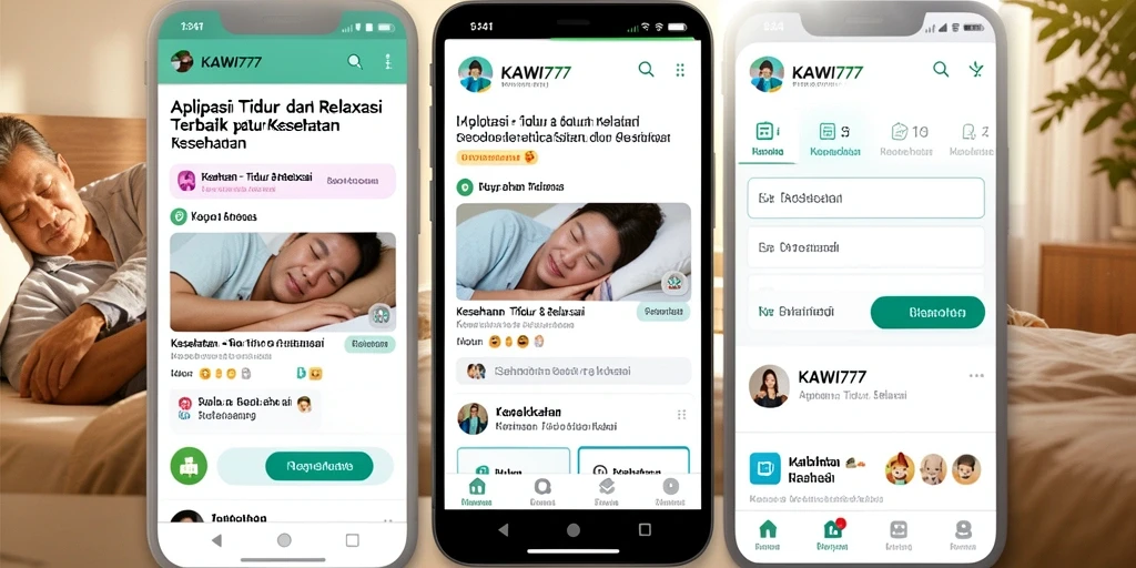 Antarmuka <strong>KAWI777</strong> yang menenangkan untuk tidur dan relaksasi.