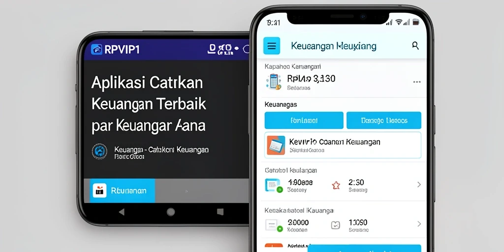 Tampilan utama RPVIP1 yang intuitif untuk mencatat Catatan Keuangan.