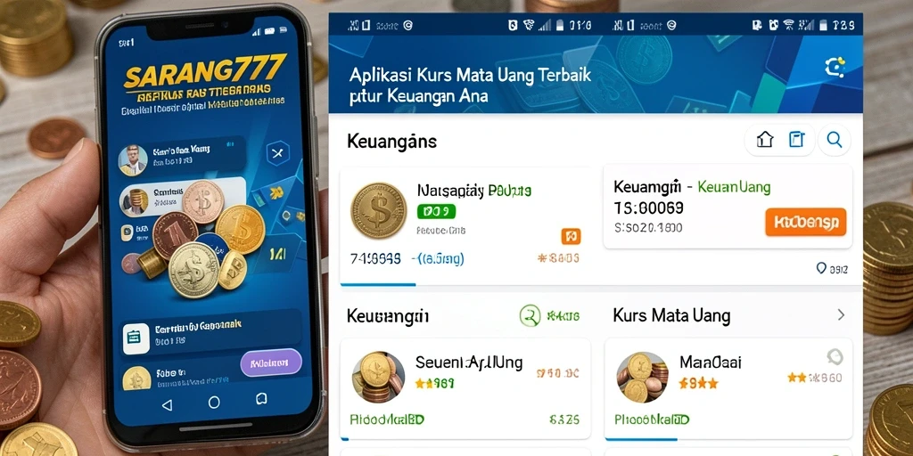 Antarmuka pengguna SARANG777 yang sederhana dan informatif.
