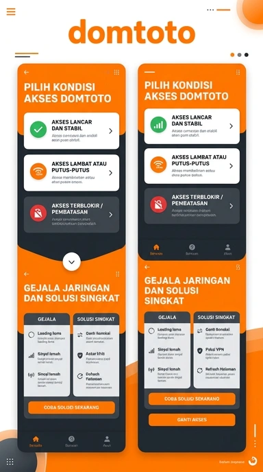 Halaman Link Alternatif Domtoto untuk Pengguna Android